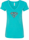 Super OM Ideal V-neck Yoga Tee Shirt - Yoga Clothing for You