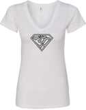 Super OM Ideal V-neck Yoga Tee Shirt - Yoga Clothing for You