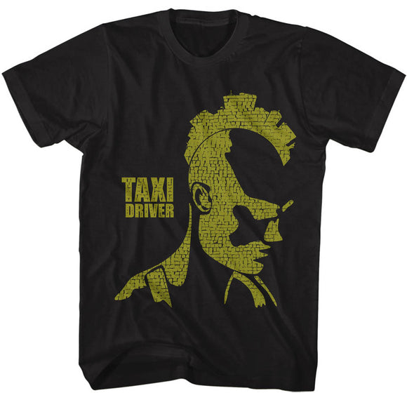 Taxi Driver Tall T-Shirt City Mohawk Black Tee - Yoga Clothing for You
