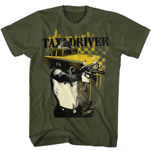 Taxi Driver T-Shirt Cab Face Military Tee - Yoga Clothing for You