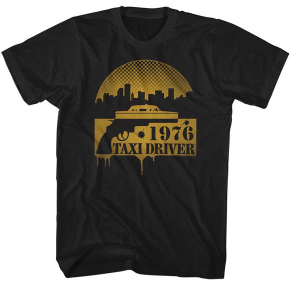1976 Taxi Driver Tall T-Shirt Black Tee - Yoga Clothing for You