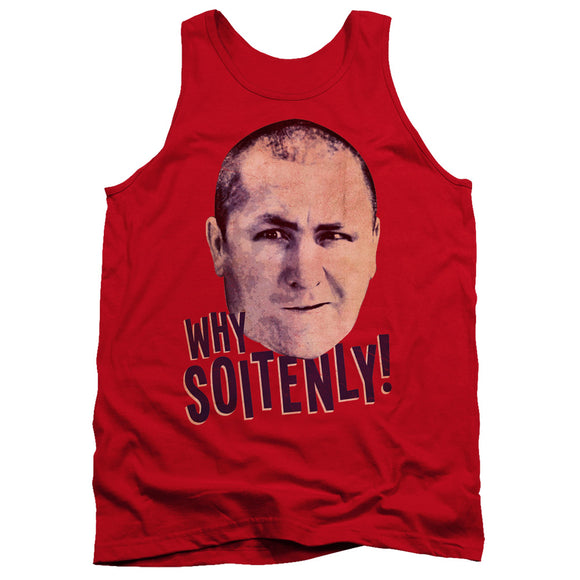Three Stooges Tanktop Curly Why Soitenly Red Tank - Yoga Clothing for You