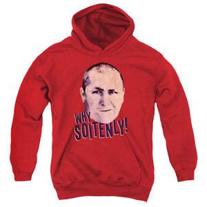 Three Stooges Kids Hoodie Curly Why Soitenly Red Hoody - Yoga Clothing for You