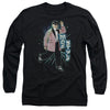 Three Stooges Long Sleeve T-Shirt Moe Style Black Tee