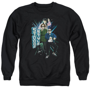 Three Stooges Sweatshirt Stooge Style Black Pullover - Yoga Clothing for You