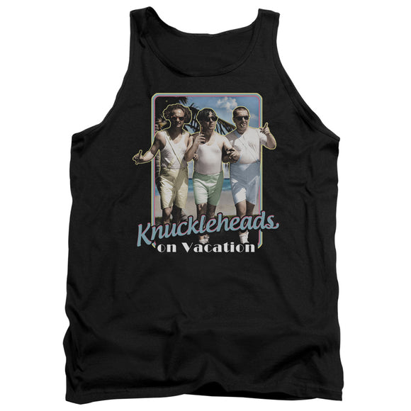 Three Stooges Tanktop Vacation Black Tank - Yoga Clothing for You
