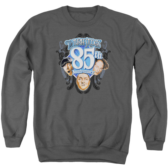 Three Stooges Sweatshirt 85th Anniversary Charcoal Pullover - Yoga Clothing for You