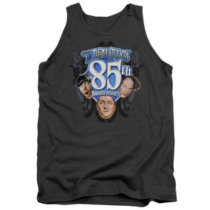 Three Stooges Tanktop 85th Anniversary Charcoal Tank - Yoga Clothing for You