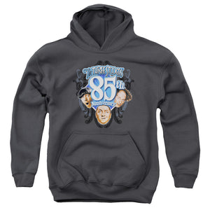 Three Stooges Kids Hoodie 85th Anniversary Charcoal Hoody - Yoga Clothing for You
