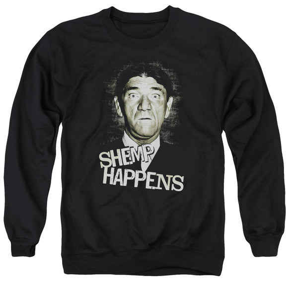 Three Stooges Sweatshirt Shemp Happens Black Pullover - Yoga Clothing for You