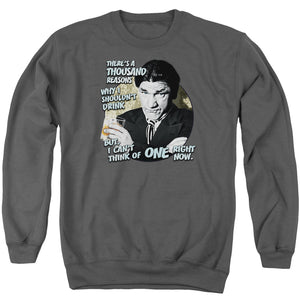 Three Stooges Sweatshirt Shemp Reasons to Drink Charcoal Pullover - Yoga Clothing for You