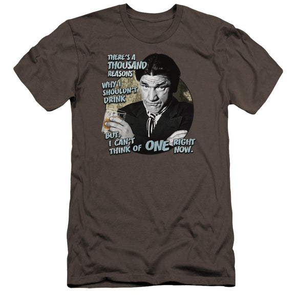 Three Stooges Canvas T-Shirt Shemp Reasons to Drink Charcoal Tee - Yoga Clothing for You