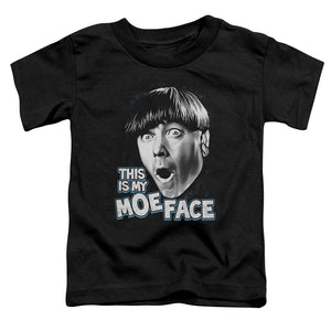 Three Stooges Toddler T-Shirt Moe Face Black Tee - Yoga Clothing for You