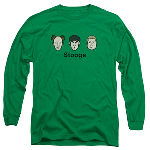 Three Stooges Long Sleeve T-Shirt Cartoon Characters Kelly Tee - Yoga Clothing for You