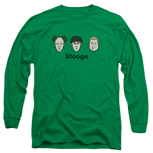 Three Stooges Long Sleeve T-Shirt Cartoon Characters Kelly Tee - Yoga Clothing for You