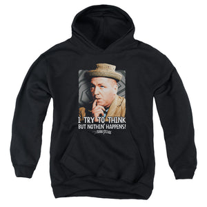 Three Stooges Kids Hoodie Curly Think Black Hoody - Yoga Clothing for You