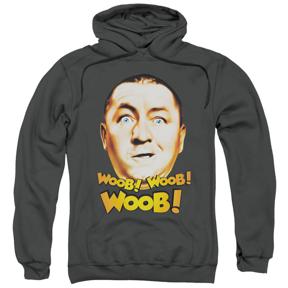 Three Stooges Hoodie Curly Woob Woob Woob Charcoal Hoody - Yoga Clothing for You