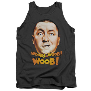 Three Stooges Tanktop Curly Woob Woob Woob Charcoal Tank - Yoga Clothing for You