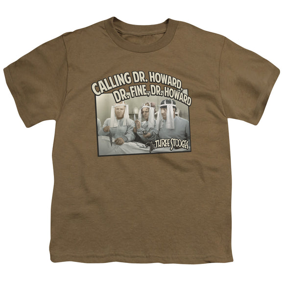 Three Stooges Kids T-Shirt Calling Doctors Safari Tee - Yoga Clothing for You