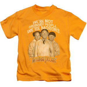 Three Stooges Boys T-Shirt Morons Gold Tee - Yoga Clothing for You