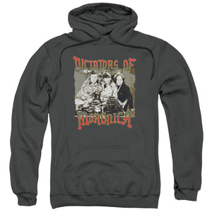 Three Stooges Hoodie Dictators of Moronica Charcoal Hoody - Yoga Clothing for You