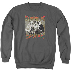 Three Stooges Sweatshirt Dictators of Moronica Charcoal Pullover - Yoga Clothing for You