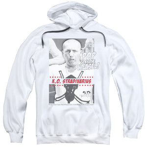 Three Stooges Hoodie Pop Goes the Weasel White Hoody - Yoga Clothing for You