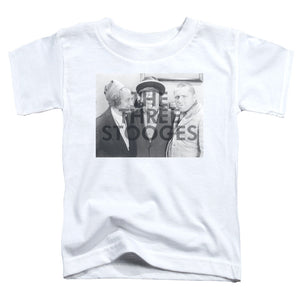 Three Stooges Toddler T-Shirt Watermark White Tee - Yoga Clothing for You