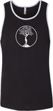 White Tree of Life Circle Premium Yoga Tank Top - Yoga Clothing for You