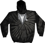 Tuxedo Hoodie White Flower Tie Dye Hooded Sweatshirt - Yoga Clothing for You