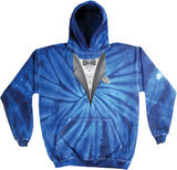 Tuxedo Hoodie White Flower Tie Dye Hooded Sweatshirt - Yoga Clothing for You