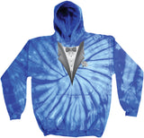 Tuxedo Hoodie White Flower Tie Dye Hooded Sweatshirt - Yoga Clothing for You