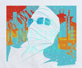 The Invisible Man Juniors T-Shirt Wrapped Up White Tee - Yoga Clothing for You