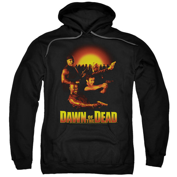 Dawn of the Dead Hoodie Main Characters Black Hoody - Yoga Clothing for You