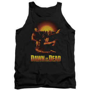 Dawn of the Dead Tanktop Main Characters Black Tank - Yoga Clothing for You