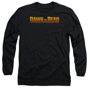 Dawn of the Dead Long Sleeve T-Shirt Logo Black Tee - Yoga Clothing for You