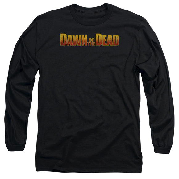 Dawn of the Dead Long Sleeve T-Shirt Logo Black Tee - Yoga Clothing for You
