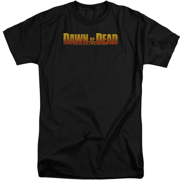 Dawn of the Dead Tall T-Shirt Logo Black Tee - Yoga Clothing for You