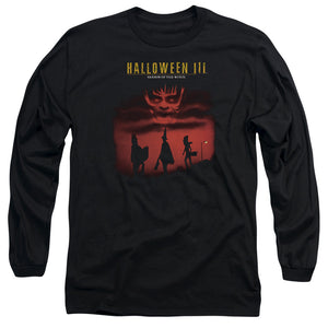 Halloween Long Sleeve T-Shirt Movie Poster Artwork Black Tee - Yoga Clothing for You