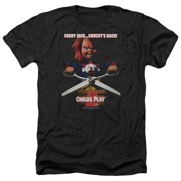 Childs Play Heather T-Shirt Movie Poster Black Tee - Yoga Clothing for You