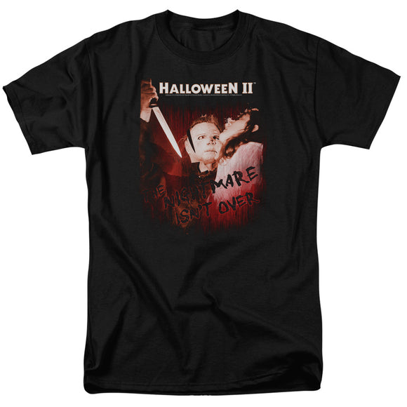 Halloween T-Shirt Nightmare Isn't Over Black Tee - Yoga Clothing for You