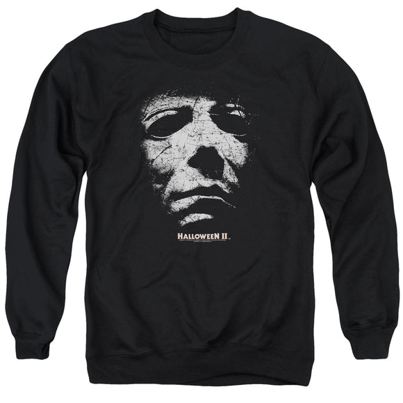 Halloween Sweatshirt Michael Myers Mask Black Pullover - Yoga Clothing for You