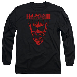 Halloween Long Sleeve T-Shirt Demon Black Tee - Yoga Clothing for You