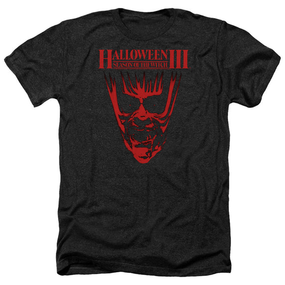 Halloween Heather T-Shirt Demon Black Tee - Yoga Clothing for You