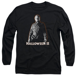 Halloween Long Sleeve T-Shirt Michael Myers Glow Black Tee - Yoga Clothing for You