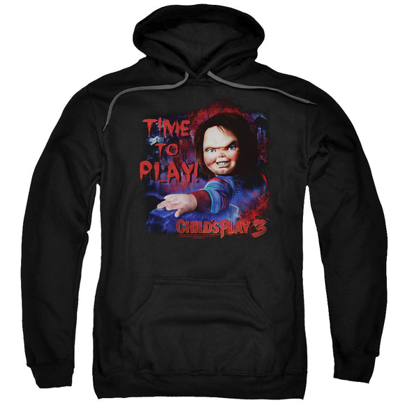 Childs Play Hoodie Chucky Time To Play Black Hoody - Yoga Clothing for You