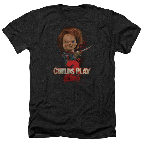 Childs Play Heather T-Shirt Hand Knife Black Tee - Yoga Clothing for You