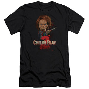 Childs Play Premium Canvas T-Shirt Hand Knife Black Tee - Yoga Clothing for You