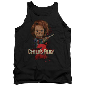 Childs Play Tanktop Hand Knife Black Tank - Yoga Clothing for You