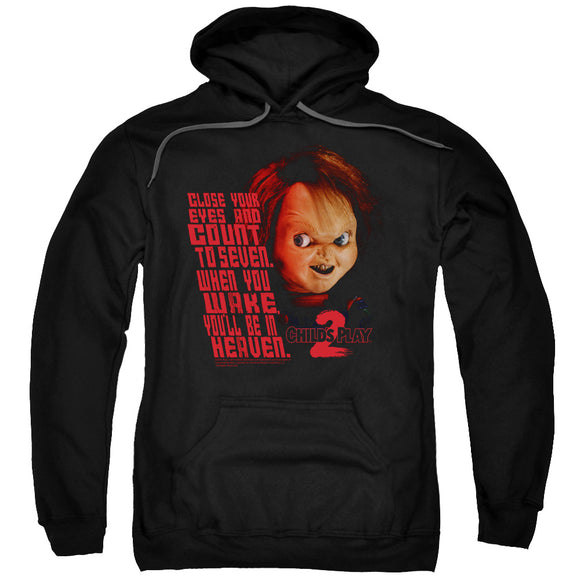 Childs Play Hoodie Close Your Eyes Black Hoody - Yoga Clothing for You